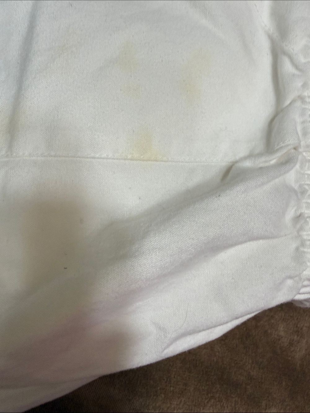 ❤️Liz Claiborne 100% Cotton Drawstring White Casual Elastic-Waist Pants sz M - Picture 6 of 6